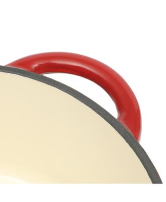 Addlestone 5 Quart Enamel Cast Iron Dutch Oven - Red