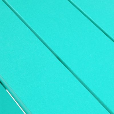 55" Outdoor Patio HDPE Adirondack 2-Tier Shelf Console Table