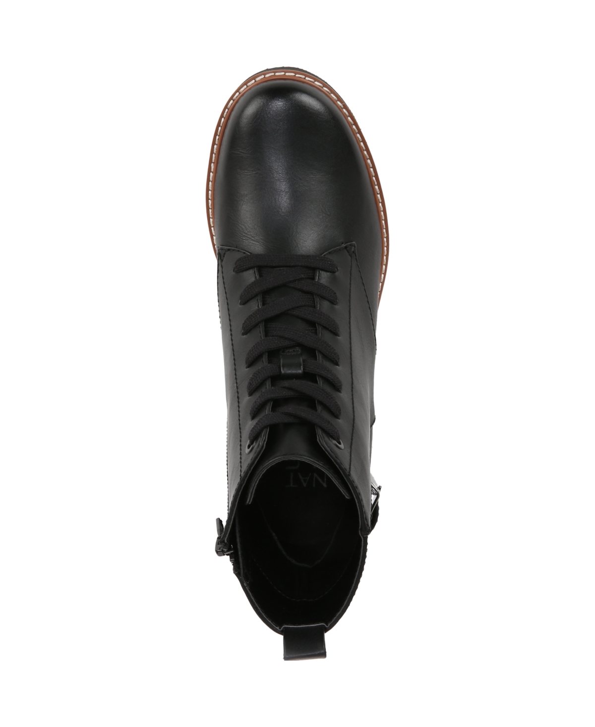 Naturalizer Cabaret Bootie In Black Faux Leather