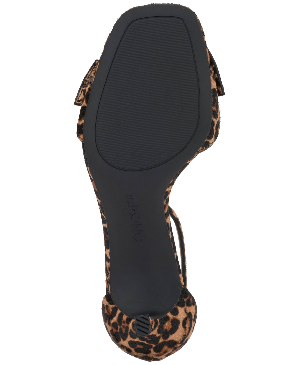 On 34th Taahlah Bow Sandals, Created For Macy's In Leopard Haircalf