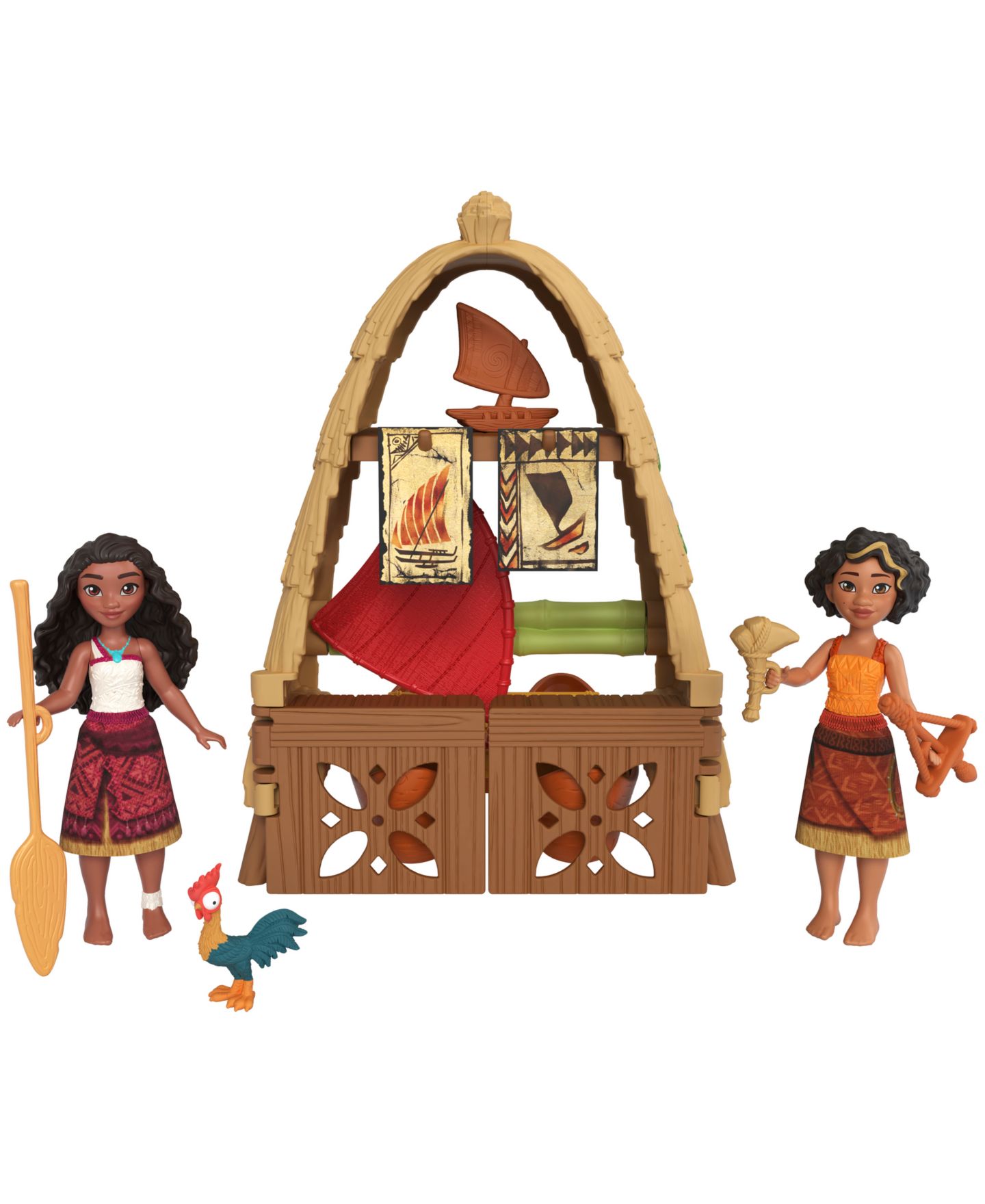 Детские конструкторы Disney Princess Moana 2 and Loto's Workshop Playset — фото 6