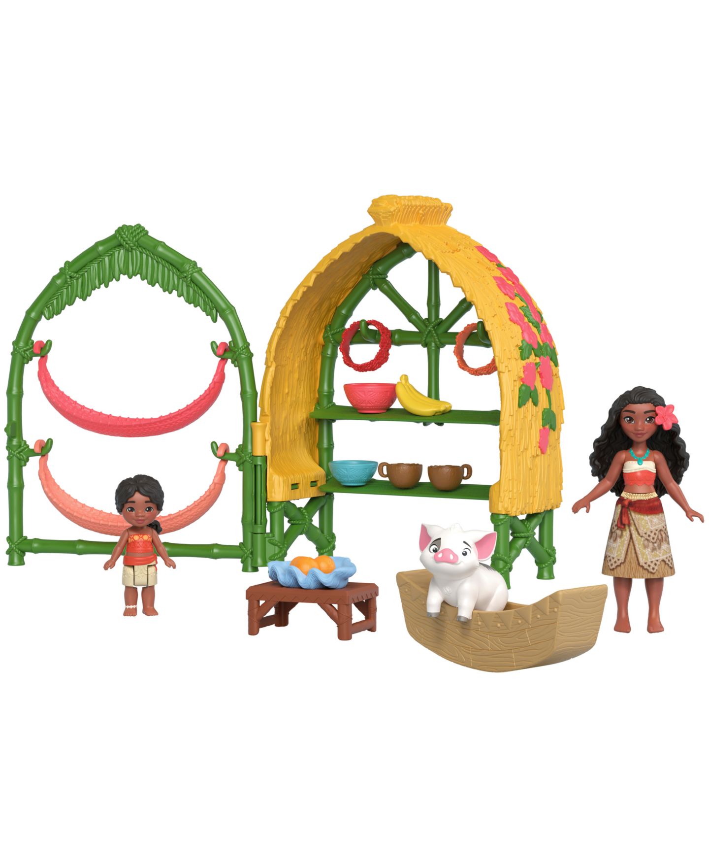 Детский игровой набор Disney Princess Moana 2 and Simea Village Home Playset — фото 2