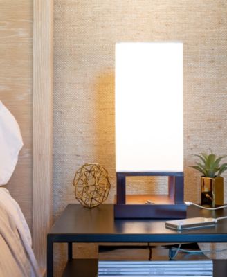 Maxwell LED Bedside Table Lamp Bundle Set of 2 with USB Charging Ports (14")