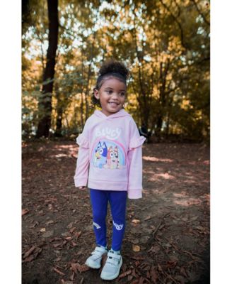 Girls Fleece Hoodie and Leggings Outfit Set