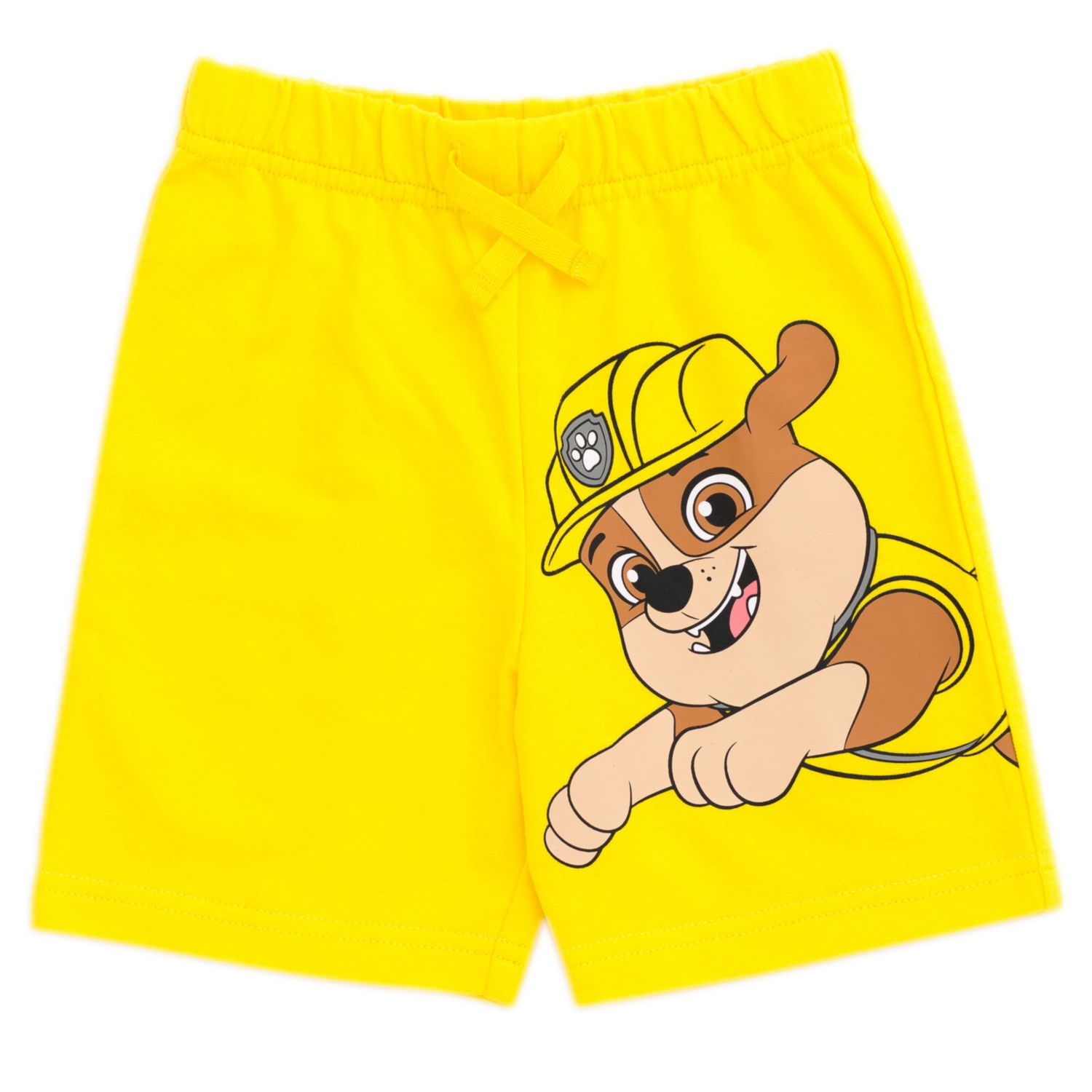 Boys (6-12) Chase Skye Rubble Marshall Cosplay T-Shirt and Bike Shorts French Terry Outfit Set Toddler to Big Kid