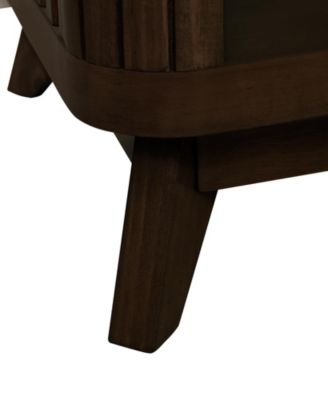 Rectangular Wood Coffee Table for Living Room, 41.5-Inch Coffee Table with Solid Wood Legs, Wood Center Table Tea Table with Open Storage Shelf. Easy Assembly, Espresso