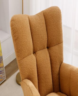 Teddy Fabric Rocking Nursery Chair