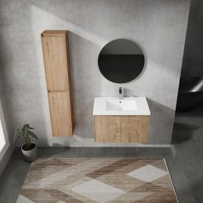 Streamdale Wall-Mounted Bathroom Vanity with Sink and Storage