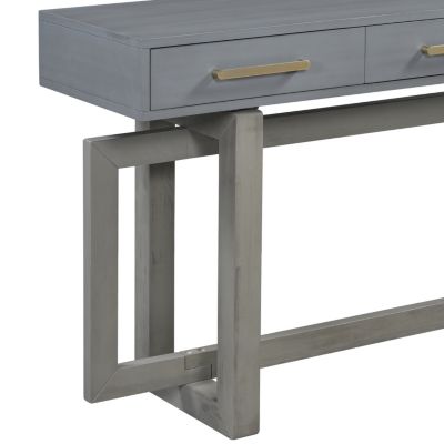 Elegant 3-Drawer Console Table for Entryways and More