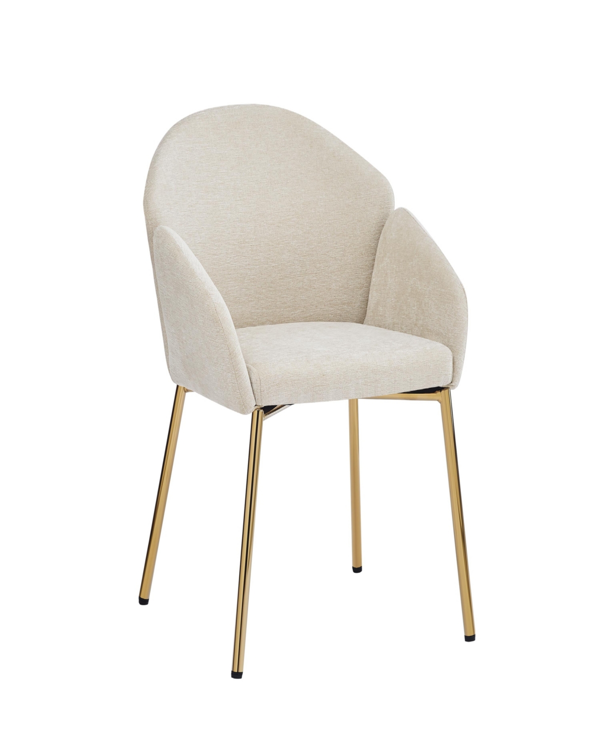 Streamdale Furniture Mid-Century Modern Upholstered Dining Chair Set (2) for Kitchen, Bar, Lounge