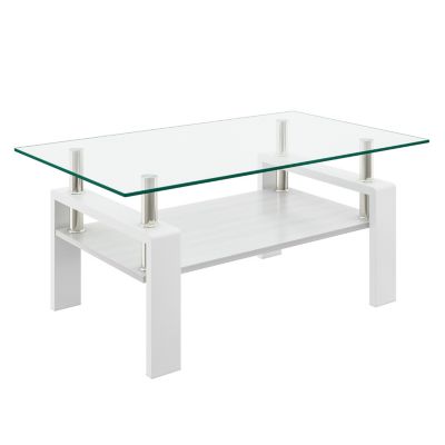 Modern Glass Rectangle Coffee Table