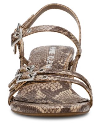 Women's Mackenzie Strappy Buckle Block Heel Dress Sandals