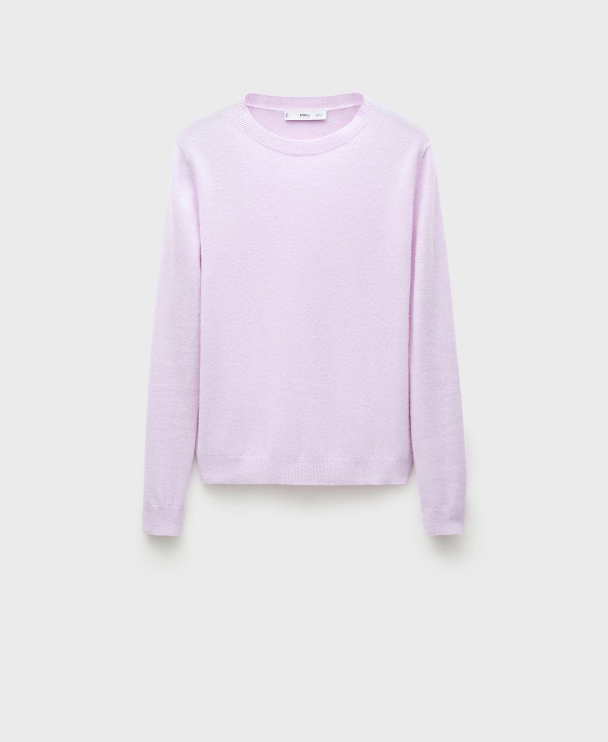 Mango Women's Cashmere Sweater -Pastel Purple