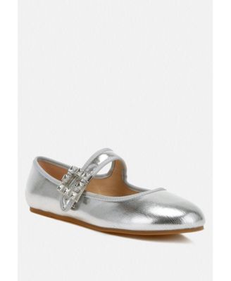 Upstage Brooch Mary Jane Sandals