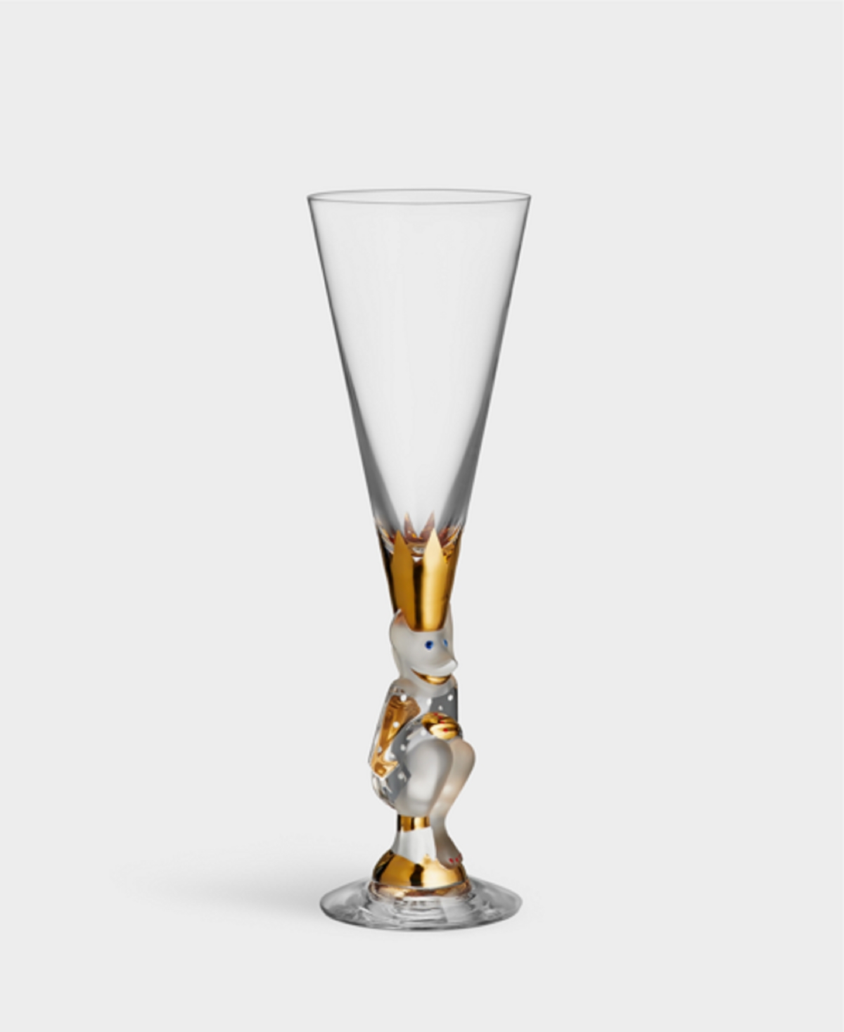 Orrefors Sparkling Devil Champagne Flute In Clear