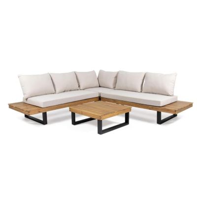 Streamdale Sebastian 4-Piece Sofa Set, Beige