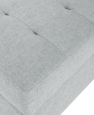 Plush Ottoman with Birch Legs: Comfort, Style, and Durability