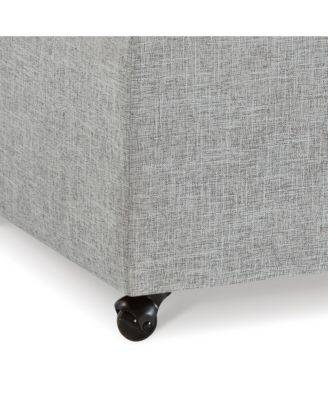 Spacious Ottoman w/ Wheels & Storage