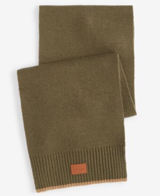 Cole Haan - Men's Heritage Ribbed-knit Tipped Scarf