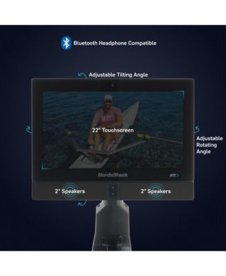 RW900 iFIT-enabled Rower with 22 inch Pivoting Touchscreen