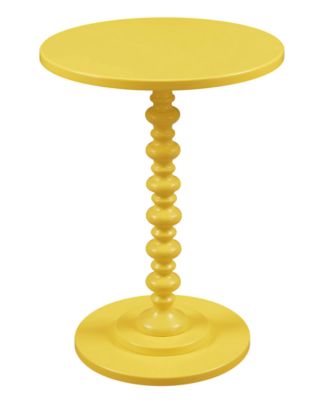 17.75" Medium-Density Fiberboard Palm Beach Spindle Table