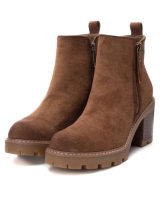 Women's Suede Ankle Booties Refresh Collection By XTI