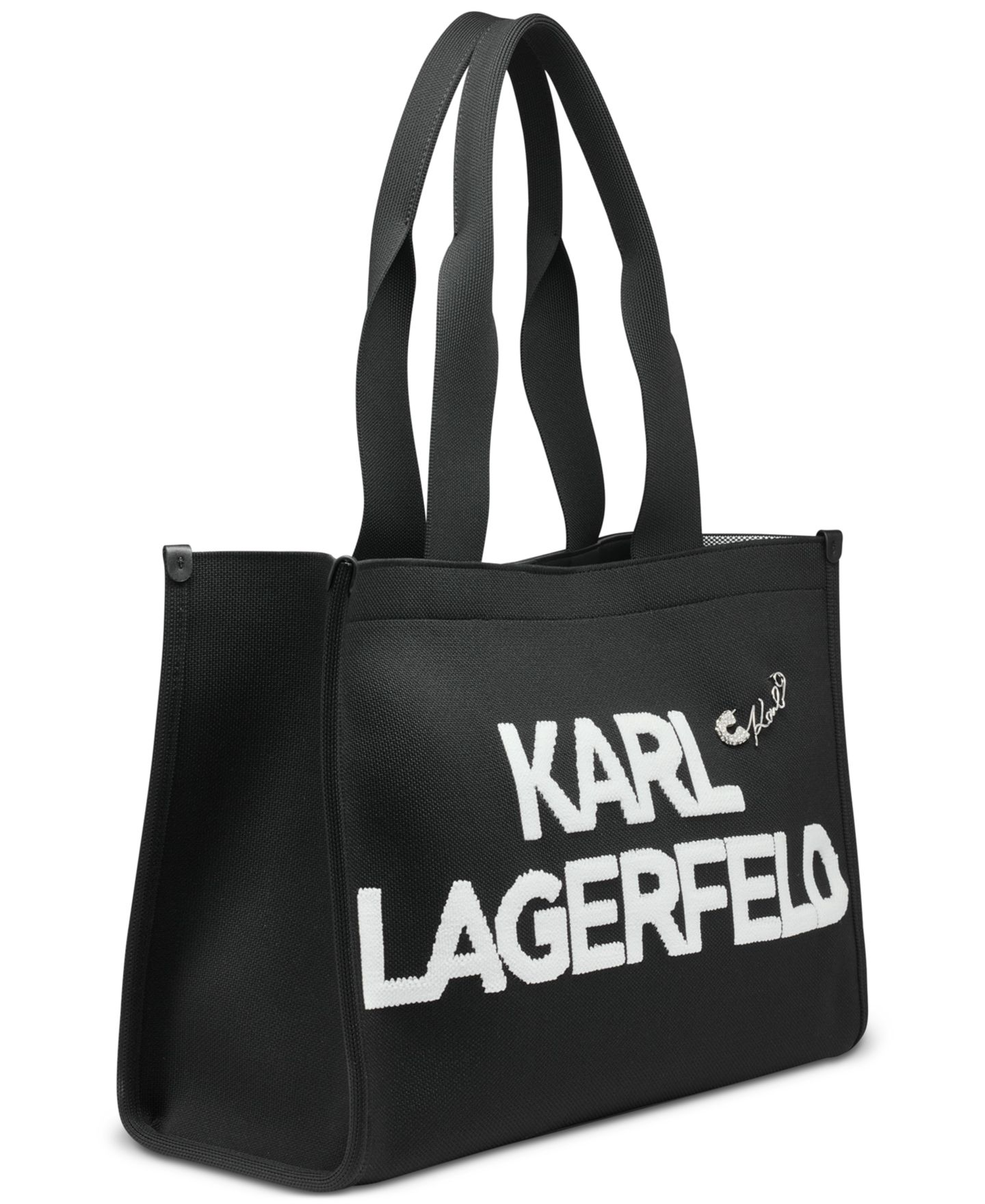 Женская сумка KARL LAGERFELD PARIS Kristina Large, цвет: Чёрный — фото 2