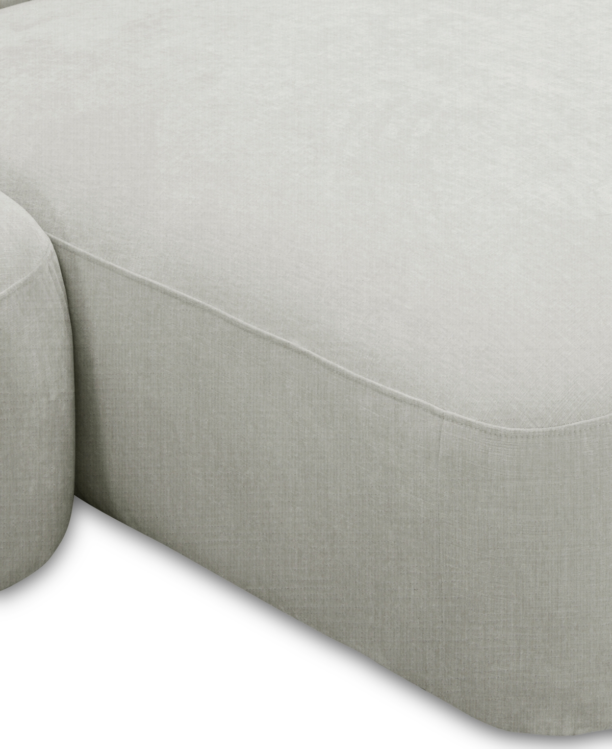 Macy's Gaelynn 2-pc. Fabric Sectional, Created For  In Oyster