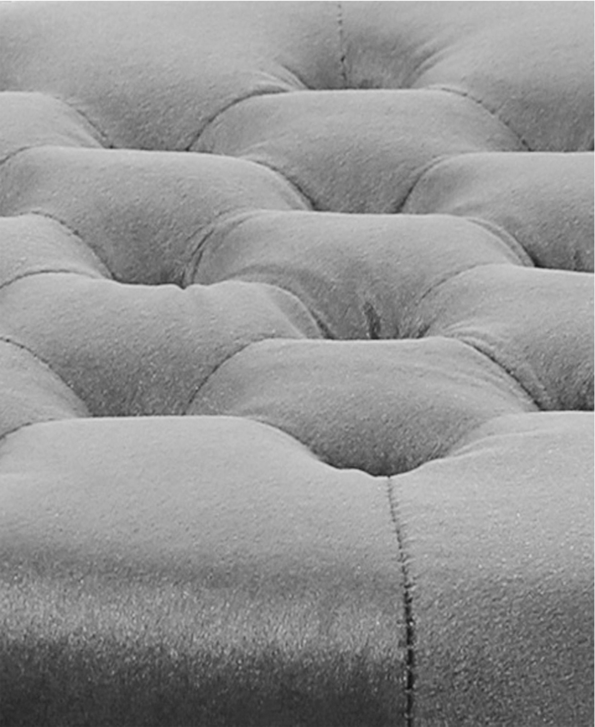 Streamdale Furniture Emerald Velvet Round Ottoman with Studded Rim for Comfort and Style