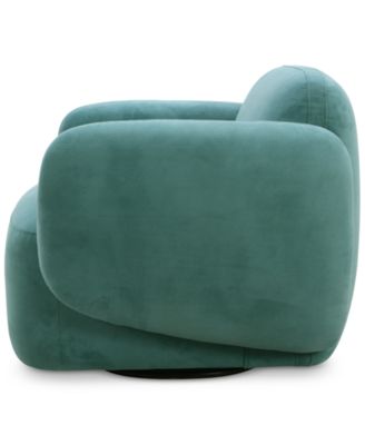 CLOSEOUT! Gaelynn Fabric Swivel Chair, Created for Macy's