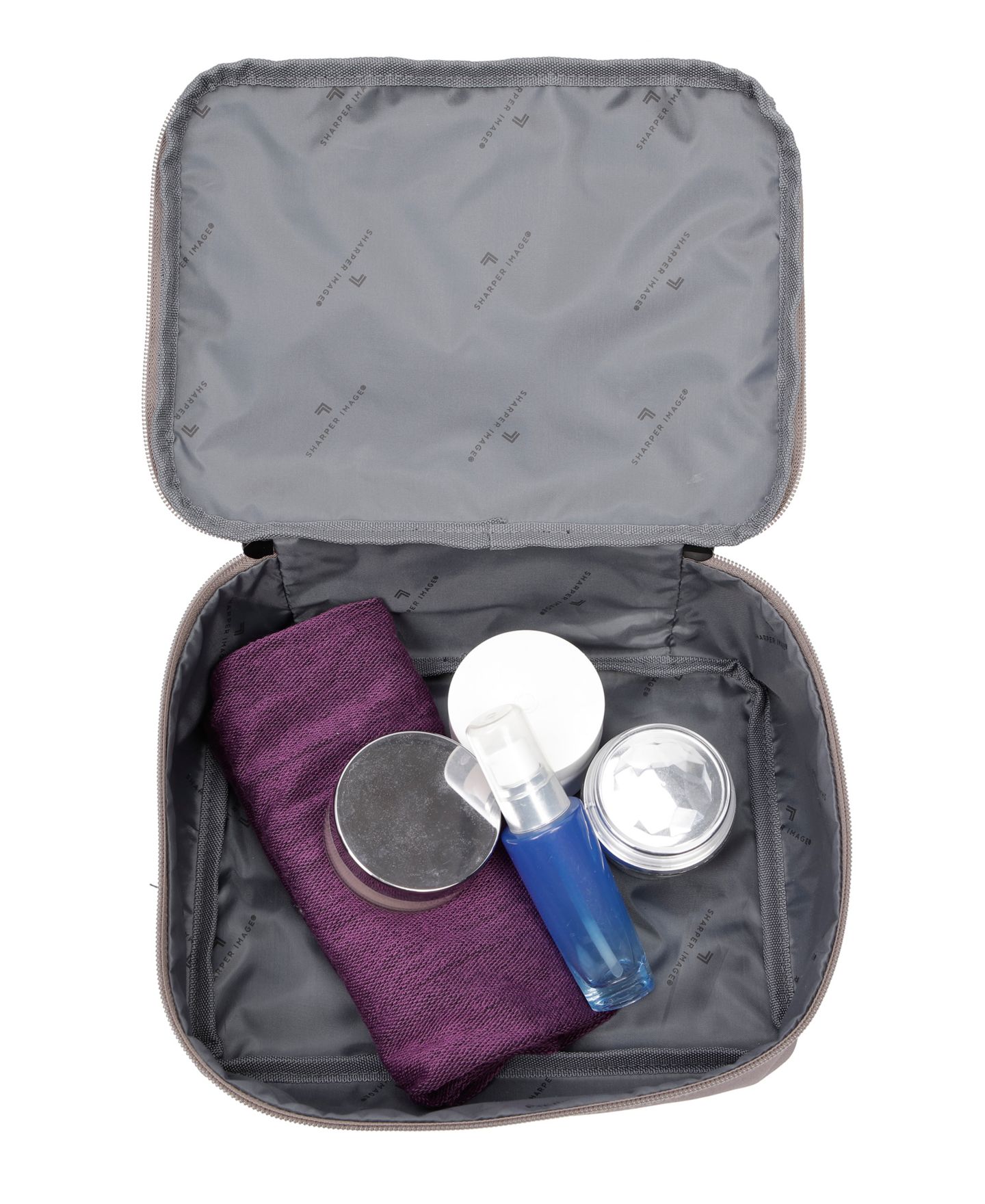 Чемоданы Sharper Image Travel Eva Molded 5 Piece Softside Luggage Set, цвет: Тёмный зелёный — фото 36