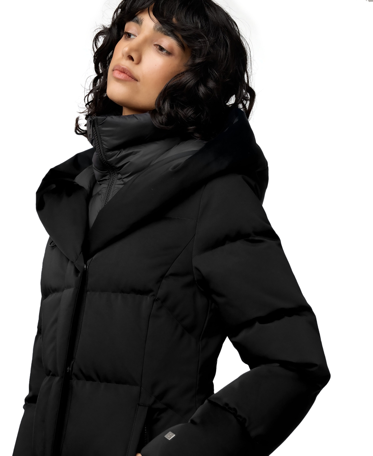 Soia & Kyo Women's Hooded Down Maxi Puffer Coat