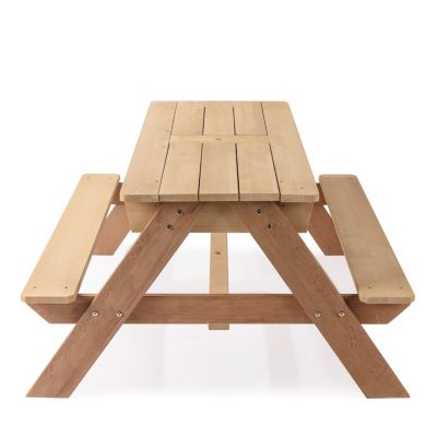 Streamdale Kids Wooden 3-in-1 Picnic Table with Umbrella & Sand/Water Play