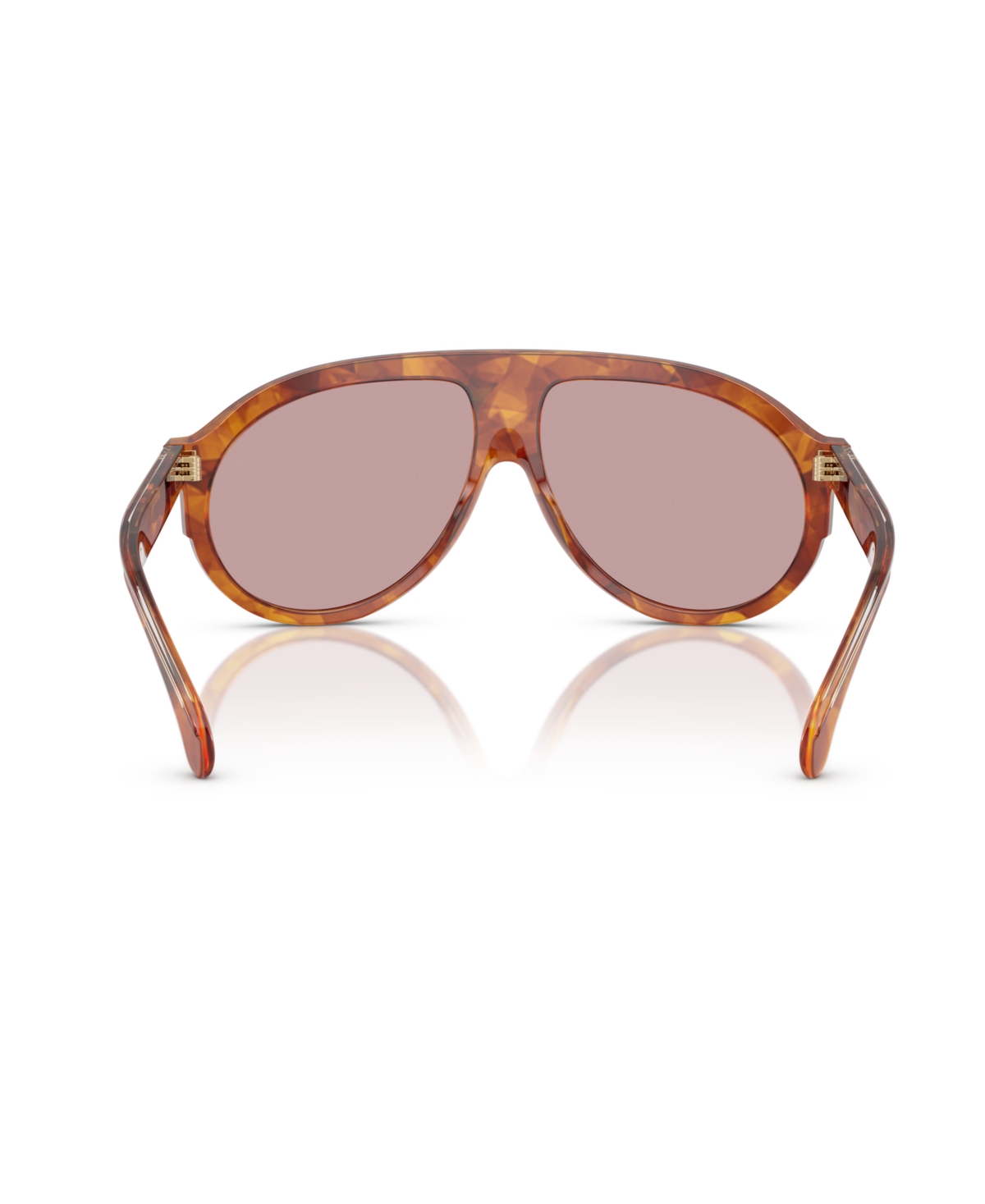Moncler Womens Me6001 Fhaite Pilot-frame Acetate Sunglasses Brown In Brown Tortoise
