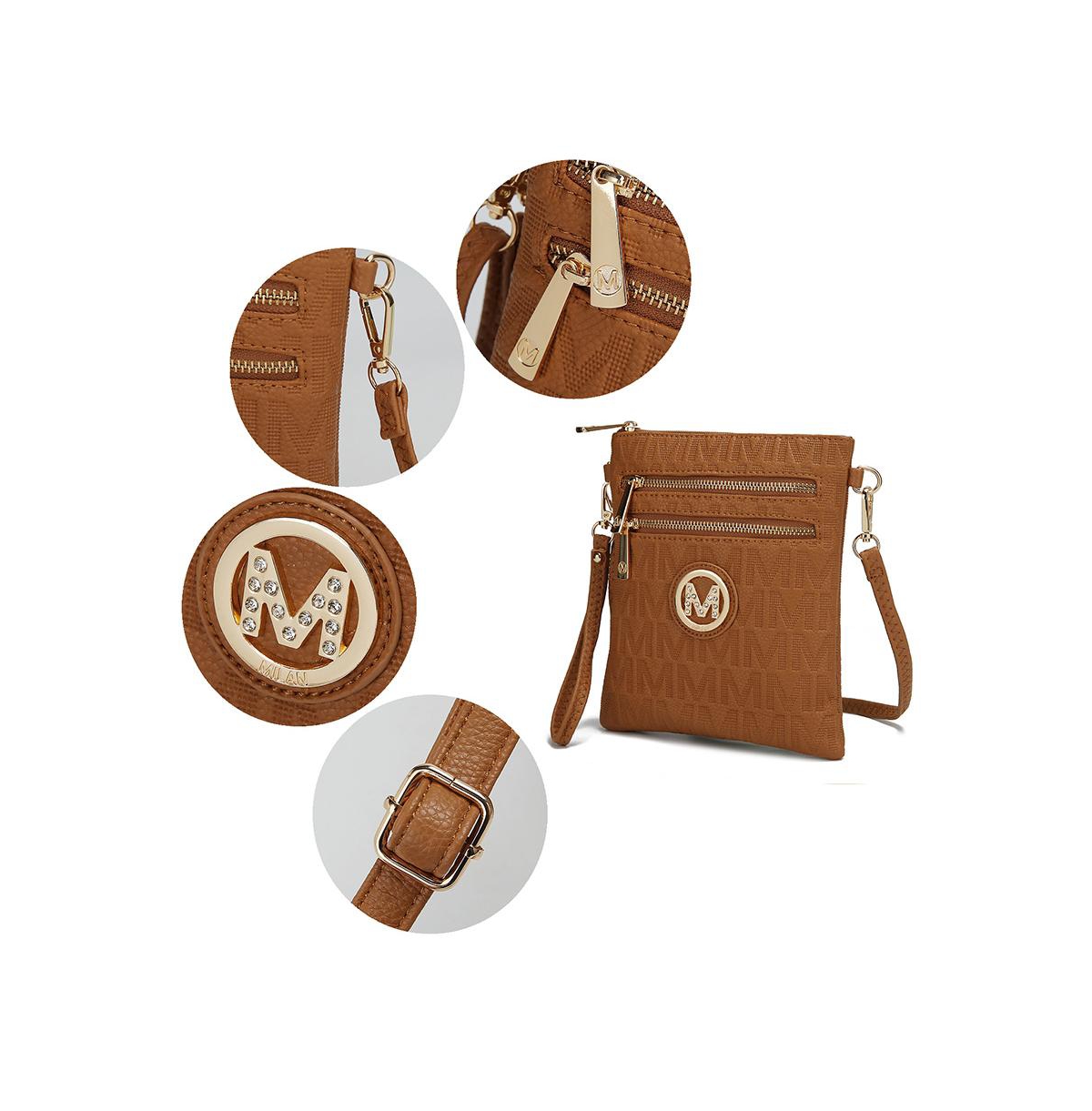 Mkf Collection Andrea Milan M Signature Crossbody Bag by Mia K