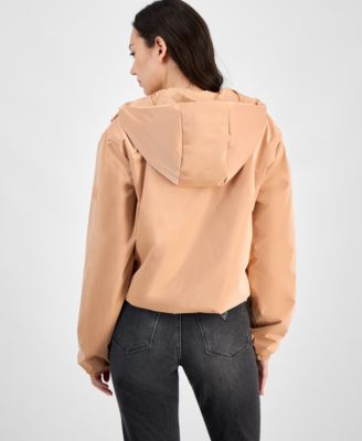 Women's Lohja Padded Hooded Short Rain Coat