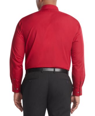 Men's Big & Tall Classic/Regular Fit Wrinkle Free Poplin Solid Dress Shirt