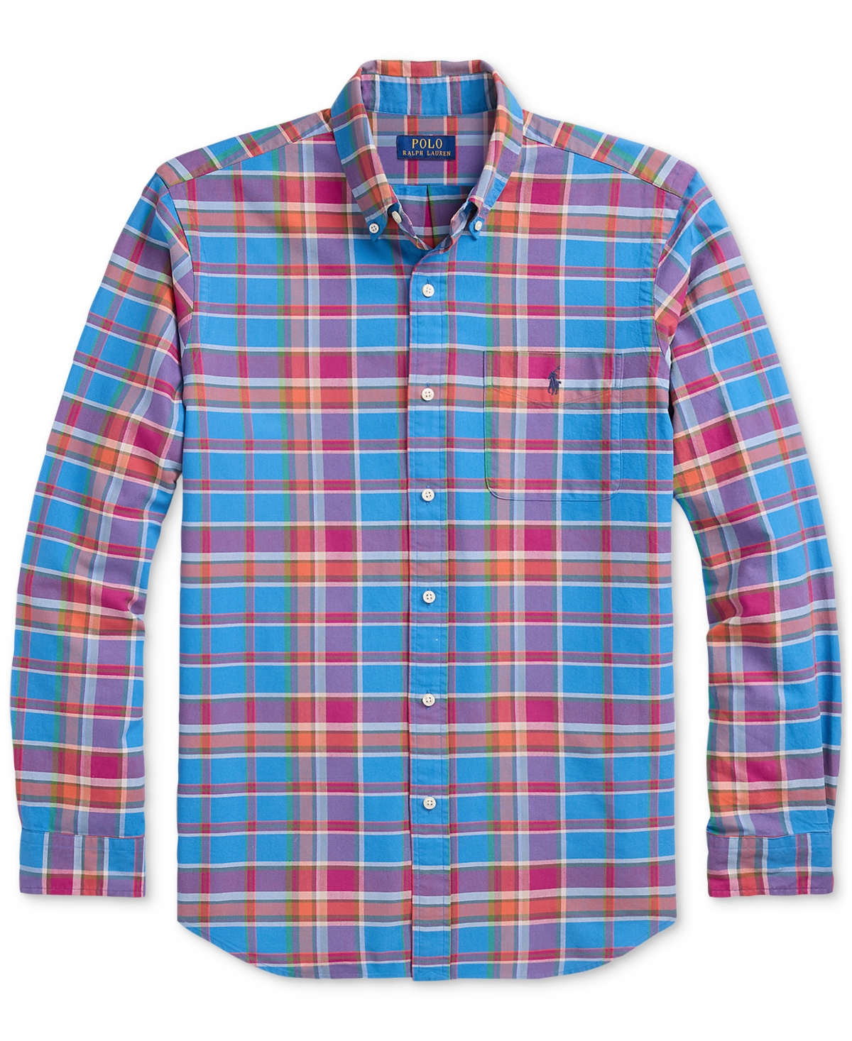 Polo Ralph Lauren Men's Classic-Fit Plaid Oxford Shirt