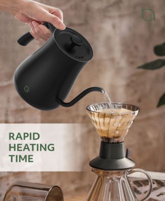 Digital Gooseneck Kettle with 5 Temperature Presets - Precision Heating Pouring for Perfect Brews