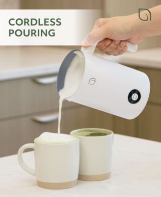 4-in-1 Electric Milk Frother and Steamer -Barista Quality Froth Steam - Hot and Cold Foam Options