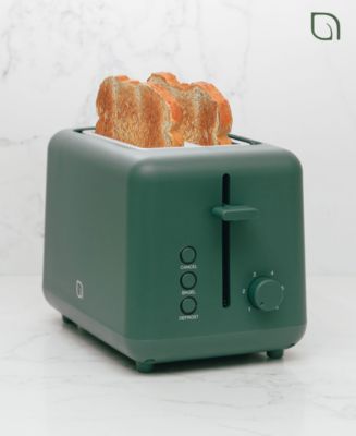 Willow Kitchen 2-Slice Toaster with Wide Slots - Perfect for Toast Bagels, Compact Design, Crumb Tray - Macy's
