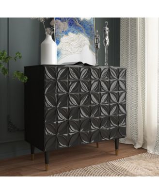 2 Door Locker Accent Cabinet