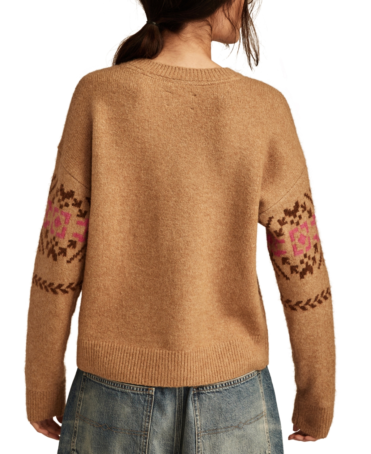 Lucky Brand Fairisle Crew Neck