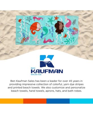 Printed Beach Towel Set - Oversized Beach Towel for Kids - Quick-Dry & Soft Cotton Towel with Printed Design - Luxury Towel for Swimming - 30" x 60", Magical Unicorn (2 Pack)