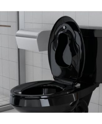 Toilet Seat Elongated,Toilet Seat with Toddler Seat Built in, Potty Training Toilet Seat Elongated Fits Both Adult and Child, with Soft Close