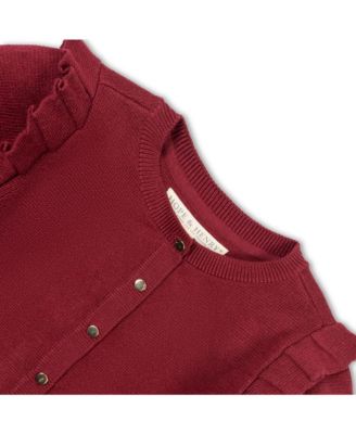 Baby Girls Milano Ruffle Shoulder Cardigan