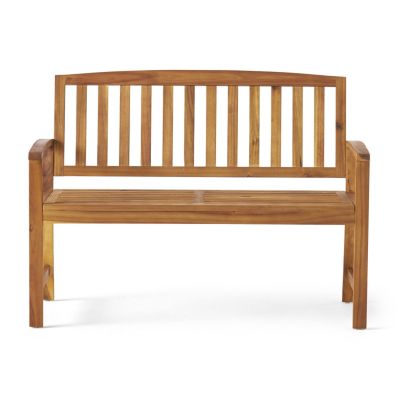 Streamdale Durable Acacia Wood Bench For Outdoor Comfort And Style