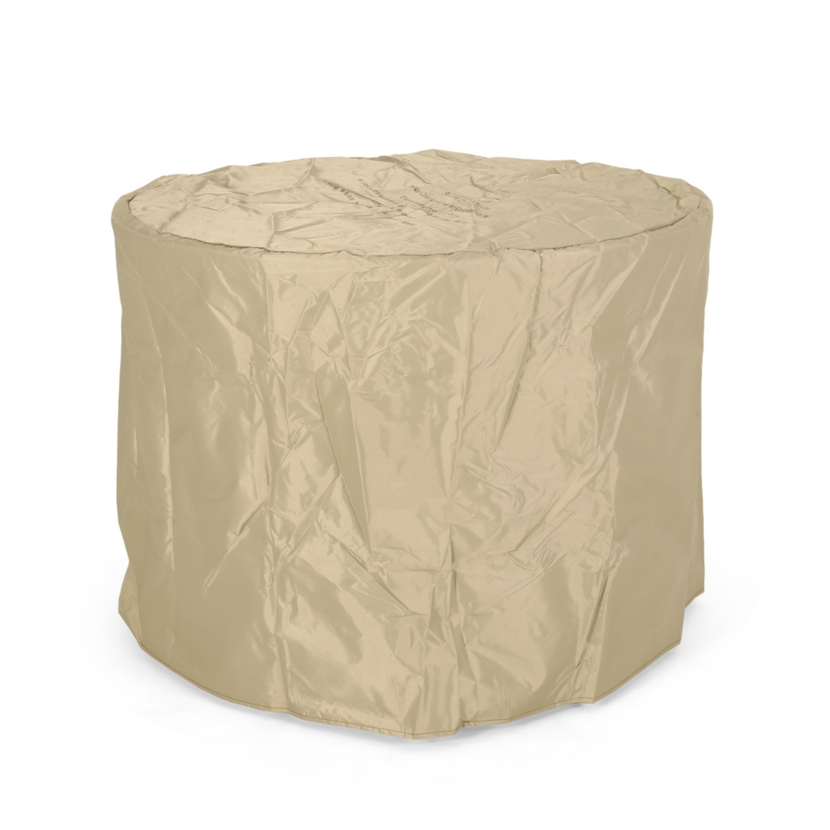 Outdoor 32" Round Mgo Propane Fire Pit, Grey Top - 40,000 Btu