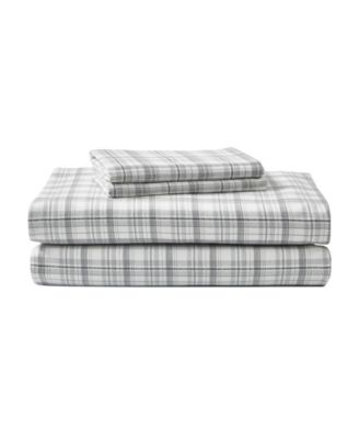 Eddie Bauer Printed Cotton Flannel 4-Pc. Sheet Set, Full