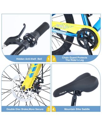 Mountain Bike,24 Inch MTB for Boys and Girls Age 9-12 Years, Multiple Colors